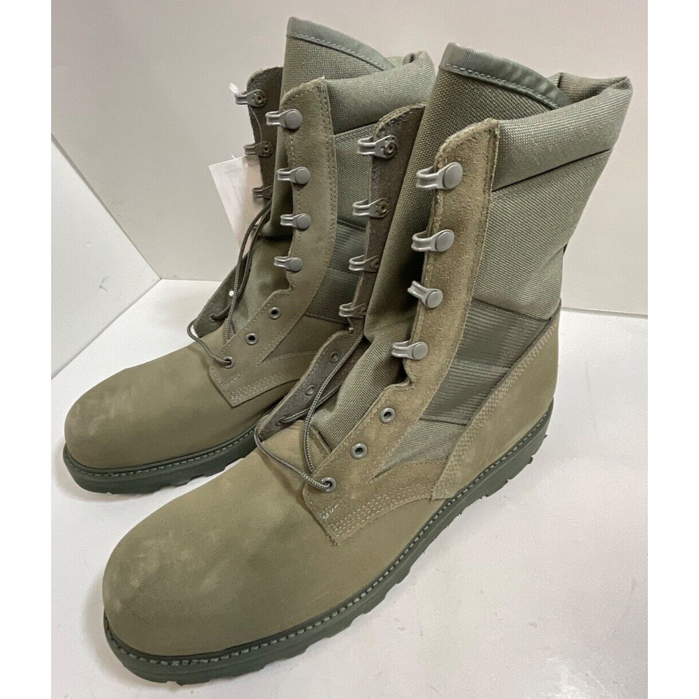 Thorogood Hot Weather Sage Steel Toe Boot Size 15 1/2 N RecycledFashionShopCom - Picture 12 of 16